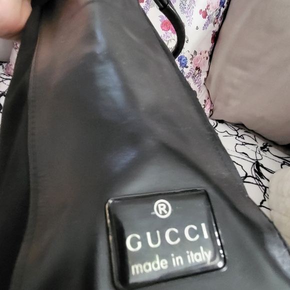 Gucci canvas and leather bag with wallet - Picture 2 of 11
